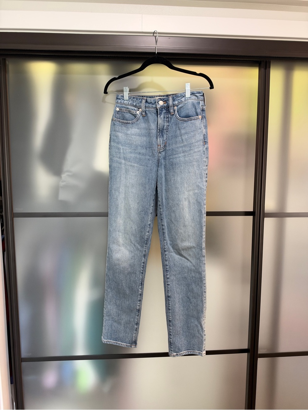 Madewell curvy perfect vintage straight ankle jean